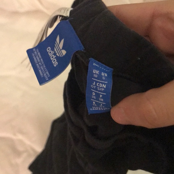 Adidas Logo Leggings Black - Picture 4 of 5